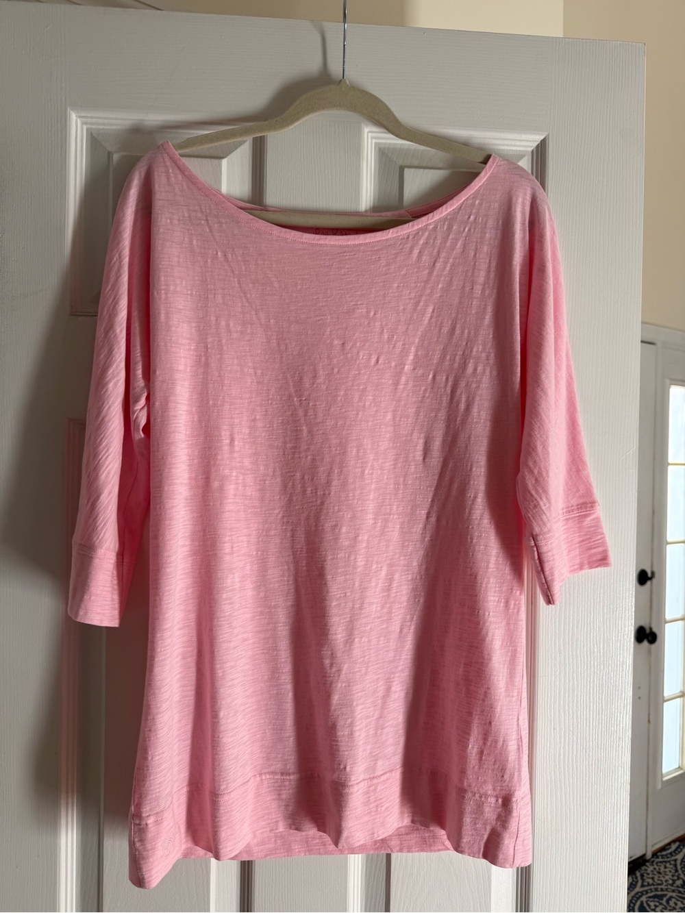 Lilly Pulitzer Light Pink Boatneck Tunic Top